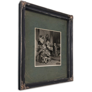 Patrick Henry Before the Virginia House of Burgesses May 3 1765 1852 — Ebony Framed Canvas Print | Bella Frye