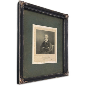 Aron Burr Third Vice President of the United States 1836 — Ebony Framed Canvas Print | Bella Frye