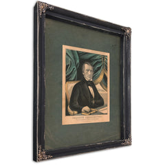 Theodore Frelinghuysen_ Nominated for Vice President of the United States 1844 — Ebony Framed Canvas Print | Bella Frye