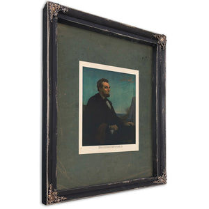 Abraham Lincoln 1921 — Ebony Framed Canvas Print | Bella Frye