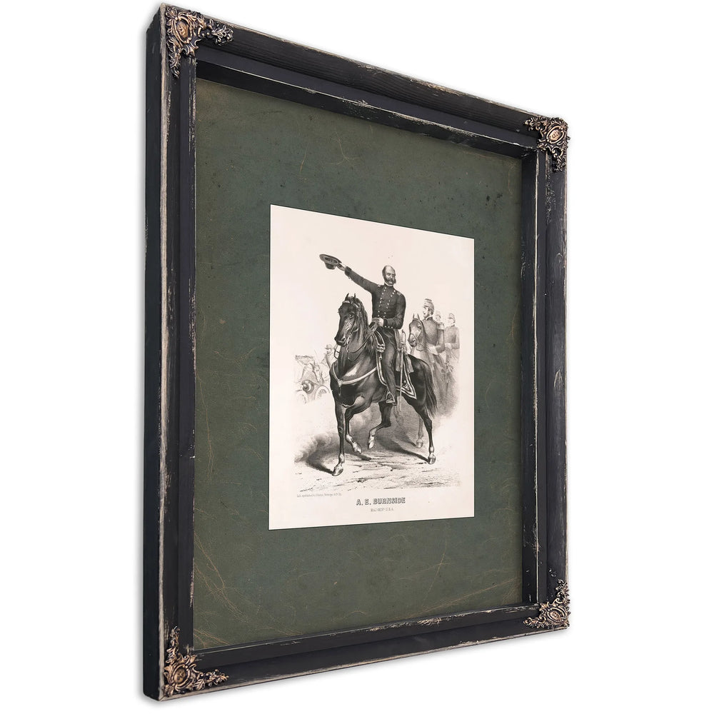 Ambrose Everts Burnside 19th Century — Ebony Framed Canvas Print | Bella Frye