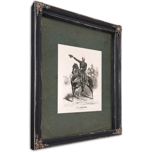 Ambrose Everts Burnside 19th Century — Ebony Framed Canvas Print | Bella Frye