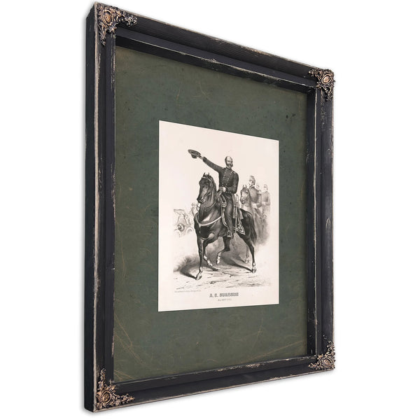 Ambrose Everts Burnside 19th Century — Ebony Framed Canvas Print | Bella Frye