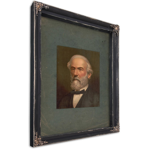 Robert Edward Lee 1877 — Ebony Framed Canvas Print | Bella Frye