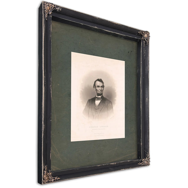 Abraham Lincoln 19th Century 3 — Ebony Framed Canvas Print | Bella Frye
