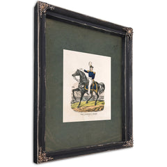 General William J Worth at the Storming of the Bishops Palace Monterey Sept 22nd 1846 1846 — Ebony Framed Canvas Print | Bell