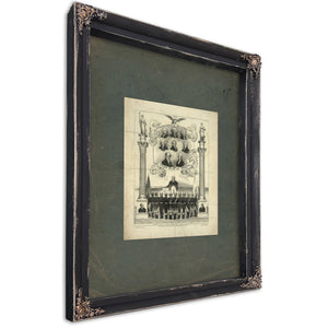 Independence Declared 1776 the Union Must Be Preserved 1839 — Ebony Framed Canvas Print | Bella Frye
