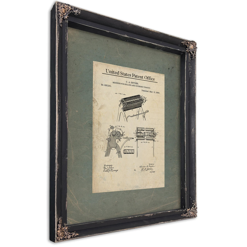 Nadab — Ebony Framed Canvas Print | Bella Frye