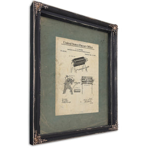 Nadab — Ebony Framed Canvas Print | Bella Frye