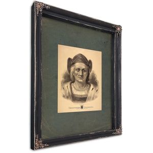 Christopher Columbus Discoverer of America 1492 1892 — Bourbon Framed Canvas Print | Bella Frye