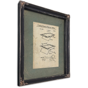 United States Patent 2858551 Trampoline by Bruce C Sidlinger (1958) — Ebony Framed Canvas Print | Bella Frye