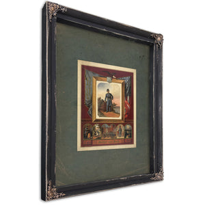 Our Police Faithful Unto Death 1879 — Ebony Framed Canvas Print | Bella Frye