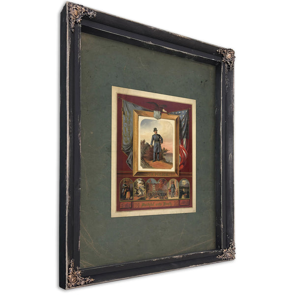 Our Police Faithful Unto Death 1879 — Ebony Framed Canvas Print | Bella Frye