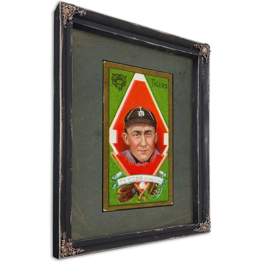T25 Piedmont Ty Cobb 615f9 — Ebony Framed Canvas Print | Bella Frye