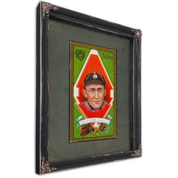 T25 Piedmont Ty Cobb 615f9 — Ebony Framed Canvas Print | Bella Frye