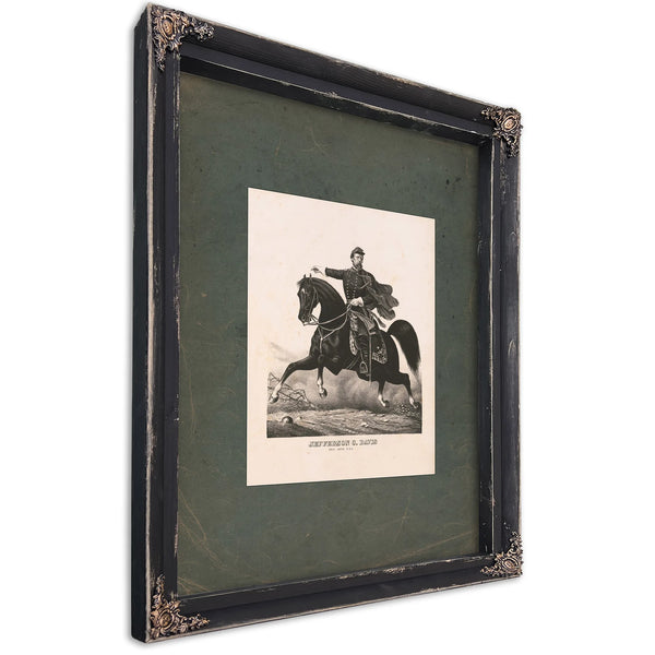 Jefferson Columbus Davis 19th Century — Ebony Framed Canvas Print | Bella Frye
