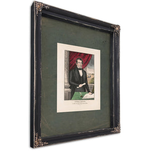 Thomas Corwin_ the Peoples Choice for Twelfth President of the United States 1847 — Ebony Framed Canvas Print | Bella Frye