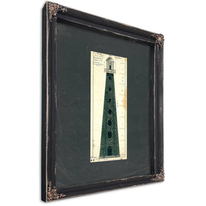 The Cumberland Island Beacon a Tower Lost to Time — Ebony Framed Canvas Print | Bella Frye