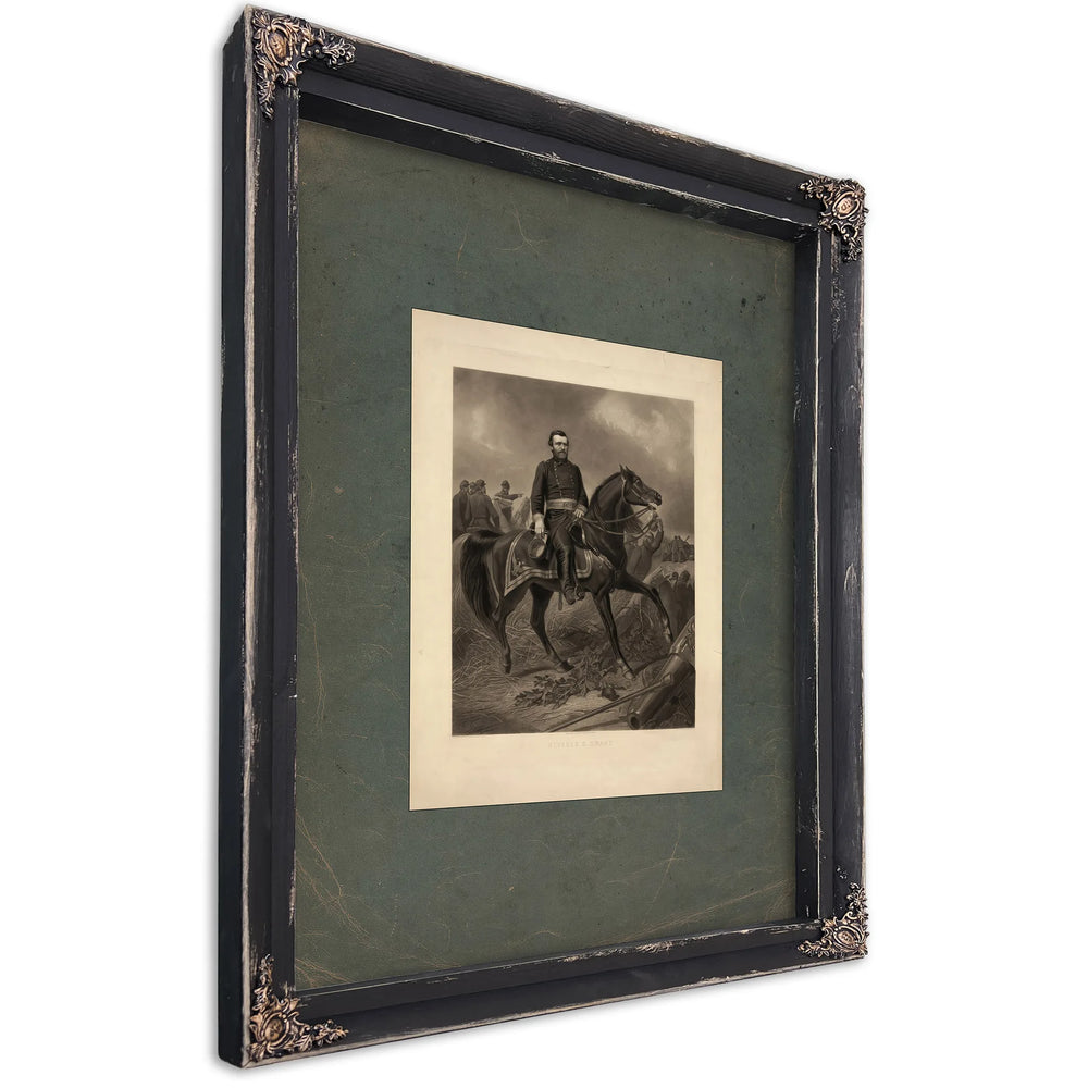 Ulysses S Grant 1892 — Ebony Framed Canvas Print | Bella Frye