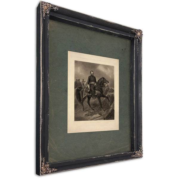 Ulysses S Grant 1892 — Ebony Framed Canvas Print | Bella Frye