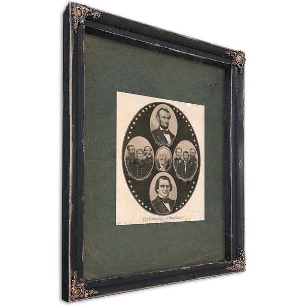 The Defenders of Our Union 19th Century — Ebony Framed Canvas Print | Bella Frye