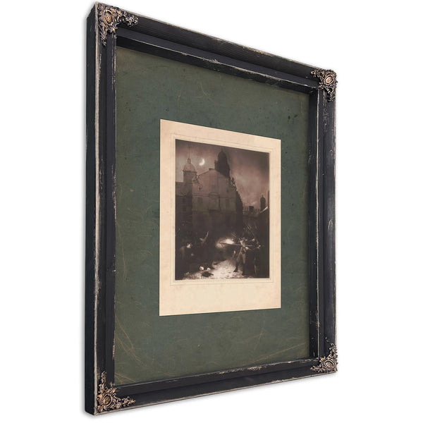 The Boston Massacre 189 — Ebony Framed Canvas Print | Bella Frye
