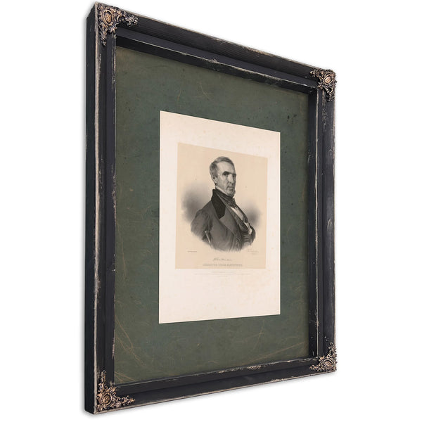 John J Crittenden Senator From Kentucky 1841 — Ebony Framed Canvas Print | Bella Frye