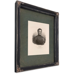 Garret D Wall Senator From New Jersey 1835 1841 — Ebony Framed Canvas Print | Bella Frye