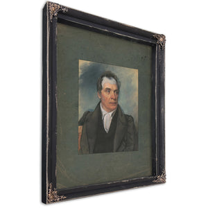 John M Robinson 19th Century — Ebony Framed Canvas Print | Bella Frye