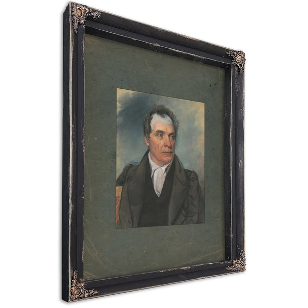 John M Robinson 19th Century — Ebony Framed Canvas Print | Bella Frye