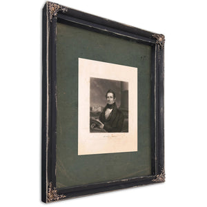 Thaddeus Stevens 1838 — Ebony Framed Canvas Print | Bella Frye