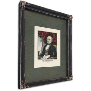 Charles F Adams Free Soil Candidate for Vice President 1848 — Ebony Framed Canvas Print | Bella Frye