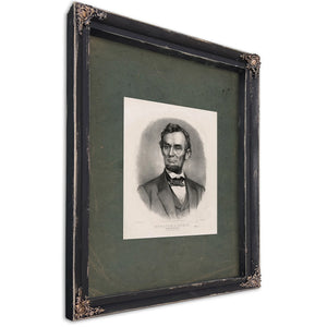 Abraham Lincoln_the Martyr President Assassinated April 14th 1865 1865 — Ebony Framed Canvas Print | Bella Frye