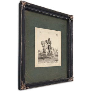 General James Abraham Garfield Kt 14 a Asr Late President Usa 1882 — Ebony Framed Canvas Print | Bella Frye