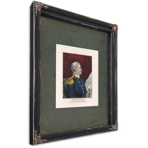Zachary Taylor_ the Nations Choice for Twelfth President of the United States 1847 — Ebony Framed Canvas Print | Bella Frye