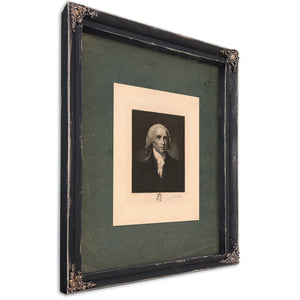 James Madison 1911 — Ebony Framed Canvas Print | Bella Frye