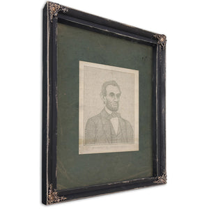 Biography of Abraham Lincoln 19th Century — Ebony Framed Canvas Print | Bella Frye