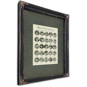 St Louis Cardinals World Series Scrapbook 1926 Dpla F522 — Ebony Framed Canvas Print | Bella Frye