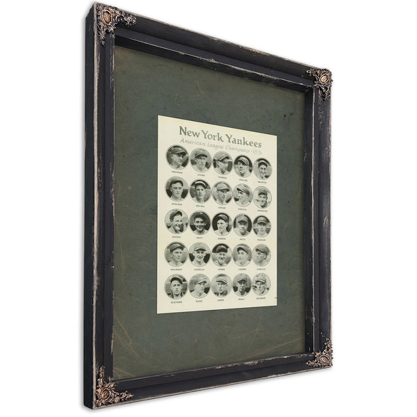 St Louis Cardinals World Series Scrapbook 1926 Dpla F522 — Ebony Framed Canvas Print | Bella Frye