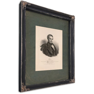 William Cabell Rives Senator From Virginia 1839 — Ebony Framed Canvas Print | Bella Frye