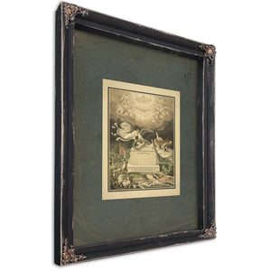 In Memory of Indianapolis 19th Century — Ebony Framed Canvas Print | Bella Frye