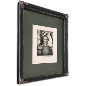 Major General Winfield Scott 1847 — Ebony Framed Canvas Print | Bella Frye