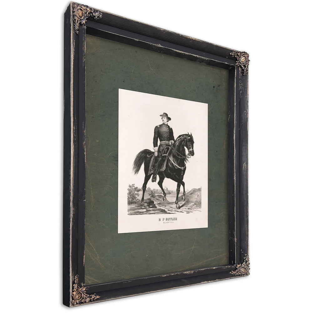 Benjamin Franklin Butler 19th Century — Ebony Framed Canvas Print | Bella Frye