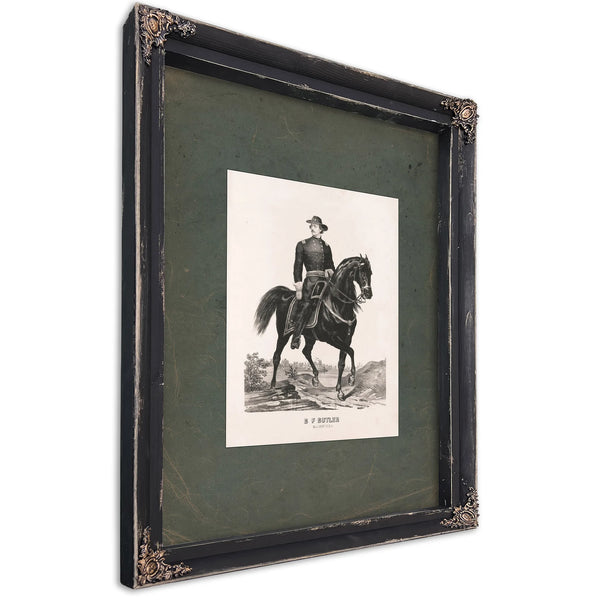 Benjamin Franklin Butler 19th Century — Ebony Framed Canvas Print | Bella Frye