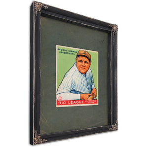 Baberuthgoudeycard3 — Ebony Framed Canvas Print | Bella Frye