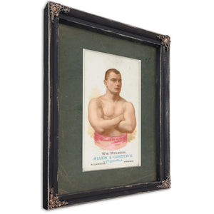 William Muldoon Wrestler From Worldand39s Champions Series 1 N28 for Allen — Ebony Framed Canvas Print | Bella Frye