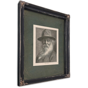 Walt Whitman 19th Century — Ebony Framed Canvas Print | Bella Frye
