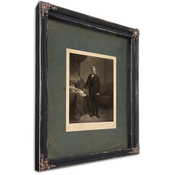 Andrew Jackson 186 — Ebony Framed Canvas Print | Bella Frye