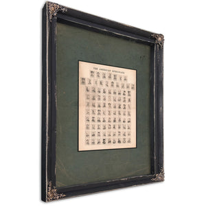 The American Episcopate 1884 — Ebony Framed Canvas Print | Bella Frye