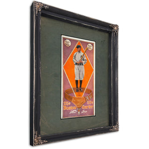 Boston Garter Color Ty Cobb — Ebony Framed Canvas Print | Bella Frye